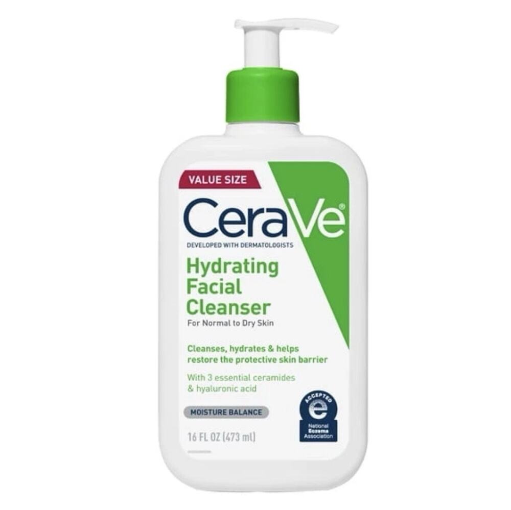 CeraVe Hydrating Facial Cleanser for Normal to Dry Skin 16 fl oz